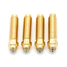 3D FREUNDE Carbon-Messing-Düsen Set für Elegoo Centauri – 4er-Pack 0.2/0.4/0.6/0.8 mm Ersatzdüsen für abrasive Filamente - Langlebige Düsen für präzisen 3D Druck