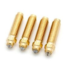 3D FREUNDE Carbon-Messing-Düsen Set für Elegoo Centauri – 4er-Pack 0.2/0.4/0.6/0.8 mm Ersatzdüsen für abrasive Filamente - Langlebige Düsen für präzisen 3D Druck