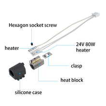 3D FREUNDE Hotend 24V 80W 140mm – Ersatzteil für Anycubic Kobra 3 Max – Hochleistungs-Hotend für 3D Drucker – Zubehör für präzisen & schnellen Druck
