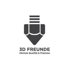 3D FREUNDE 1x 0,3mm + 2x 0,4mm Präzisions-Düse aus Edelstahl für MK8 Makerbot RepRap Anet A8/A6 Extruder Hotend Druckkopf, Stainless Steel M4 Nozzle für 1.75mm Filament 3D Drucker