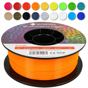 3D FREUNDE Filament aus PLA 1,75 mm 1kg Rolle für 3D Drucker oder Stift - Verschiedene Farben